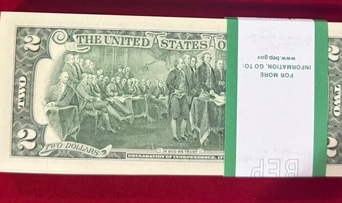 US $2 Dollar Notes Bundle ($200 Pack)