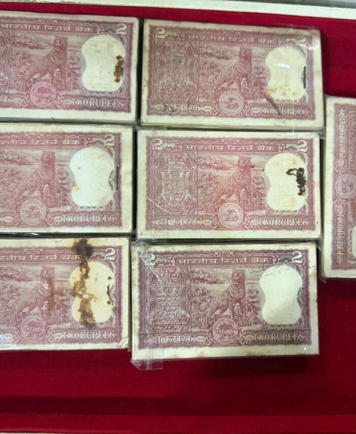 Vintage ₹2 Indian Banknotes Bundle