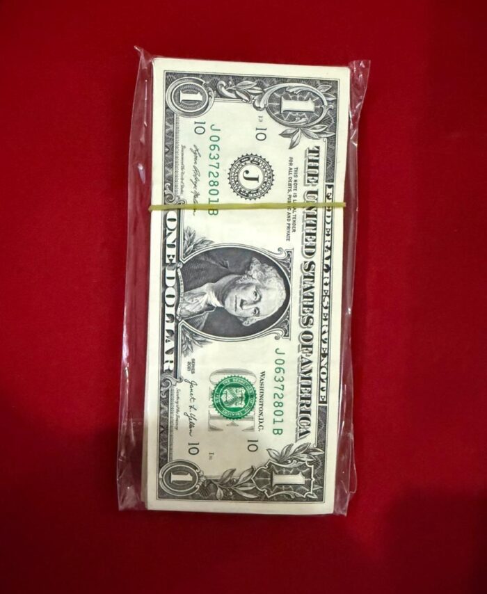 US $1 Dollar Notes Bundle – Consecutive Serial Pack