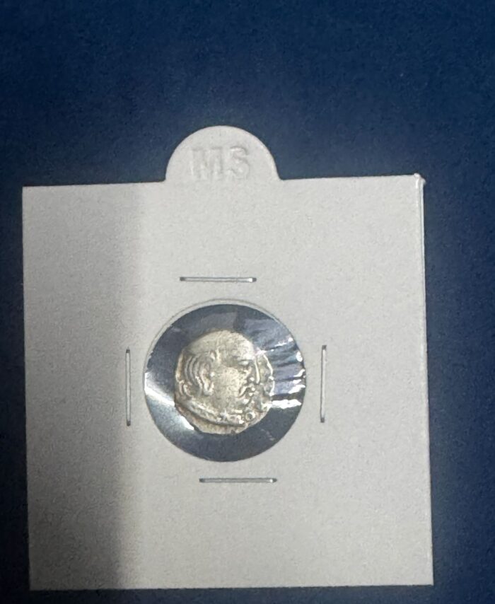 ancient silver coin chattrap