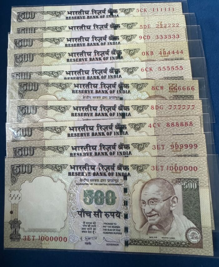 Notes 500 Rupees demonitization